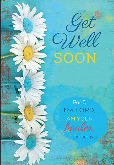 89041 get well - 4 5/8" x 6 3/4" - Glitter